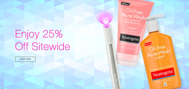 25% off sitewide | NetrogenaBOGO Light Therapy Acne Masks | Neutrogena